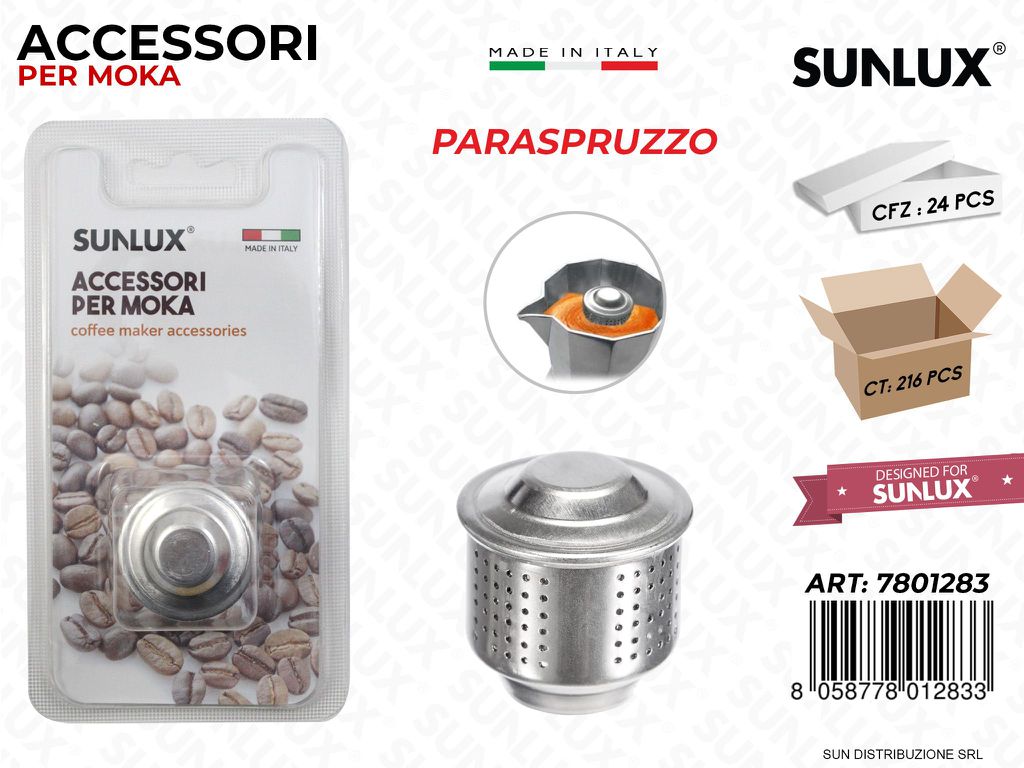 Paraspruzzo per Moka