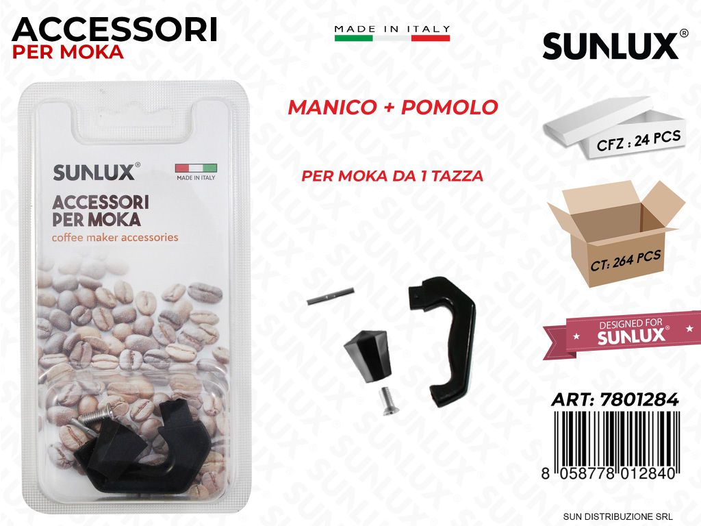 Manico-pomolo per Moka 1TAZZA