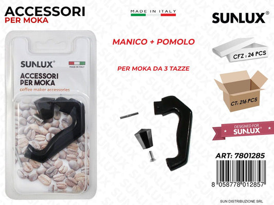 Manico-pomolo per Moka 2/3TAZZE