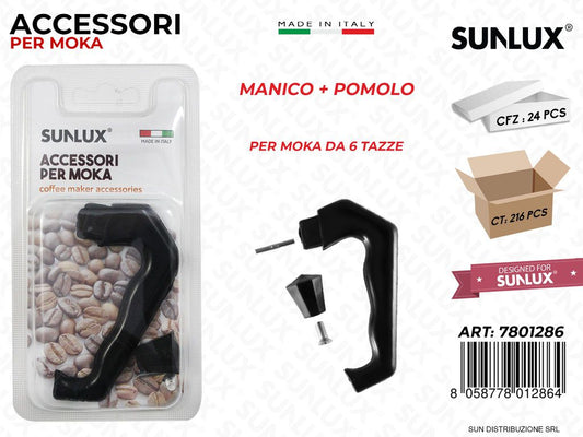 Manico-pomolo per Moka 6TAZZE