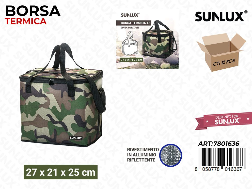 Borsa Termica Militare 27*21*25CM