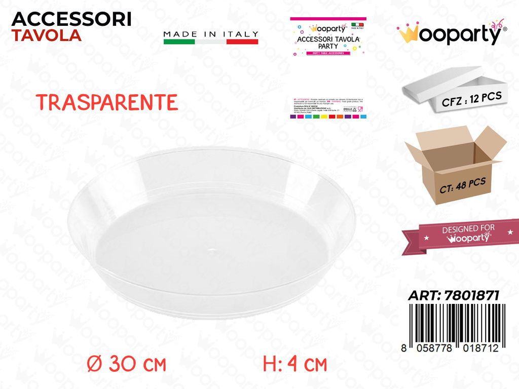 Bavarese Trasp. D.30*4CM