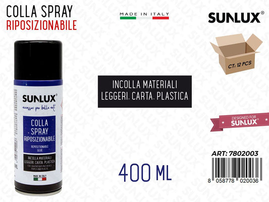 Colla Spray Riposizionabile 400ML