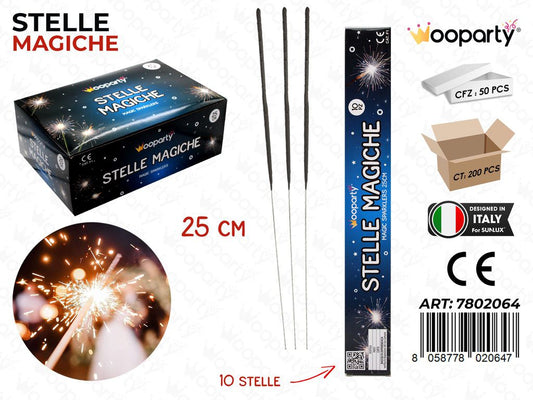 STELLE MAGICHE 10PCS 25CM /PZ DA 50**