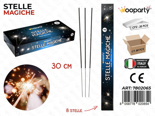 STELLE MAGICHE 8PCS 30CM /PZ DA 20**
