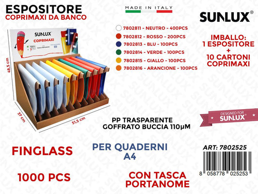 Esp. Coprimaxi A4 Finglass Buccia 6COL. 51.5*48.5*37CM / Pz da 1000