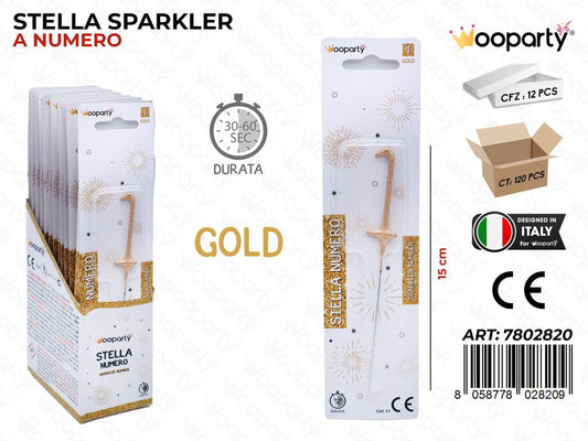 STELLA SPARKLER N.1 GOLD 30-60SEC.