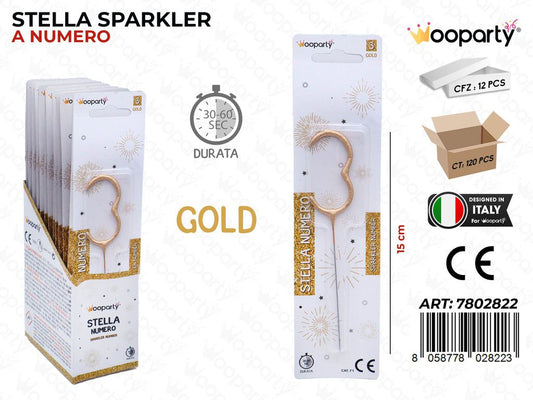 STELLA SPARKLER N.3 GOLD 30-60SEC.