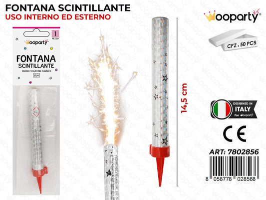 FONTANA FLAMBE SCINTILLANTE 14.5CM /PZ DA 50**