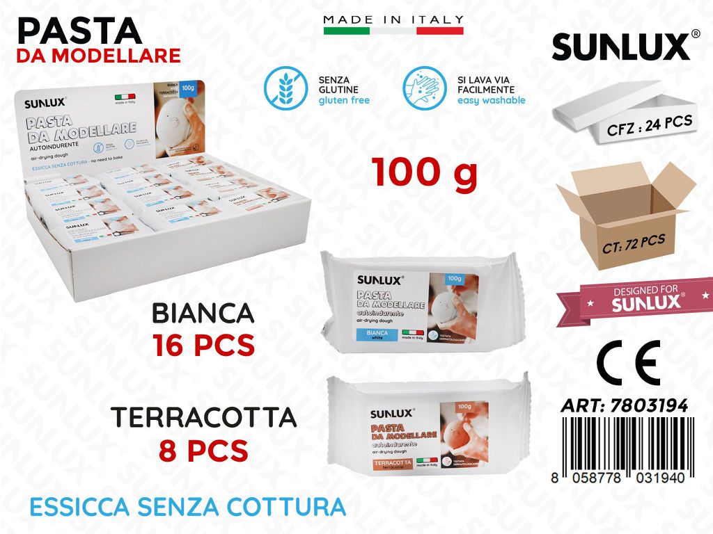 Esp. Pasta da Modellare Ass. 100G / Pz da 24
