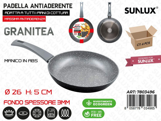 Padella Antiaderente L.granitea D.26*5CM