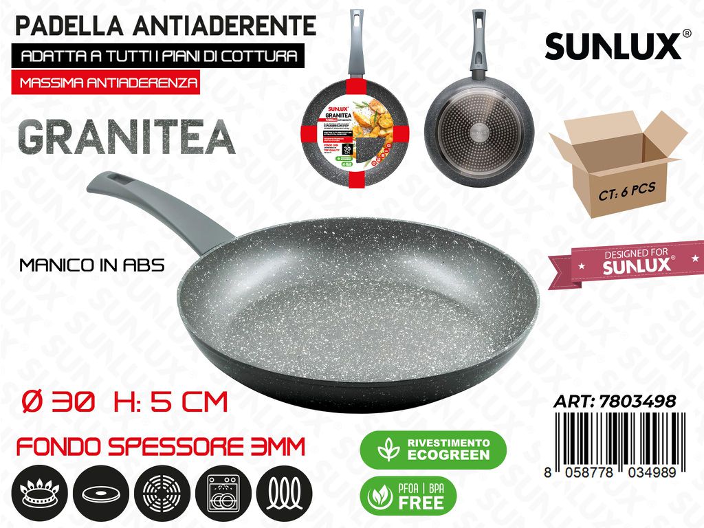 Padella Antiaderente L.granitea D.30*5CM