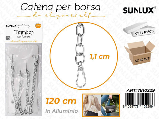Sunlux Catena per Borsa Allum. Arg. 1.1*120CM