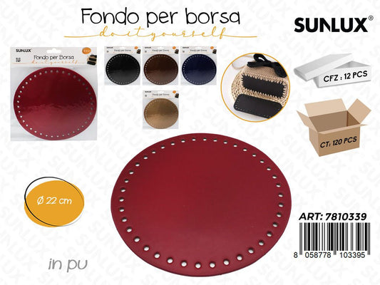 Sunlux Fondo per Borsa in Pu Ass. 22CM