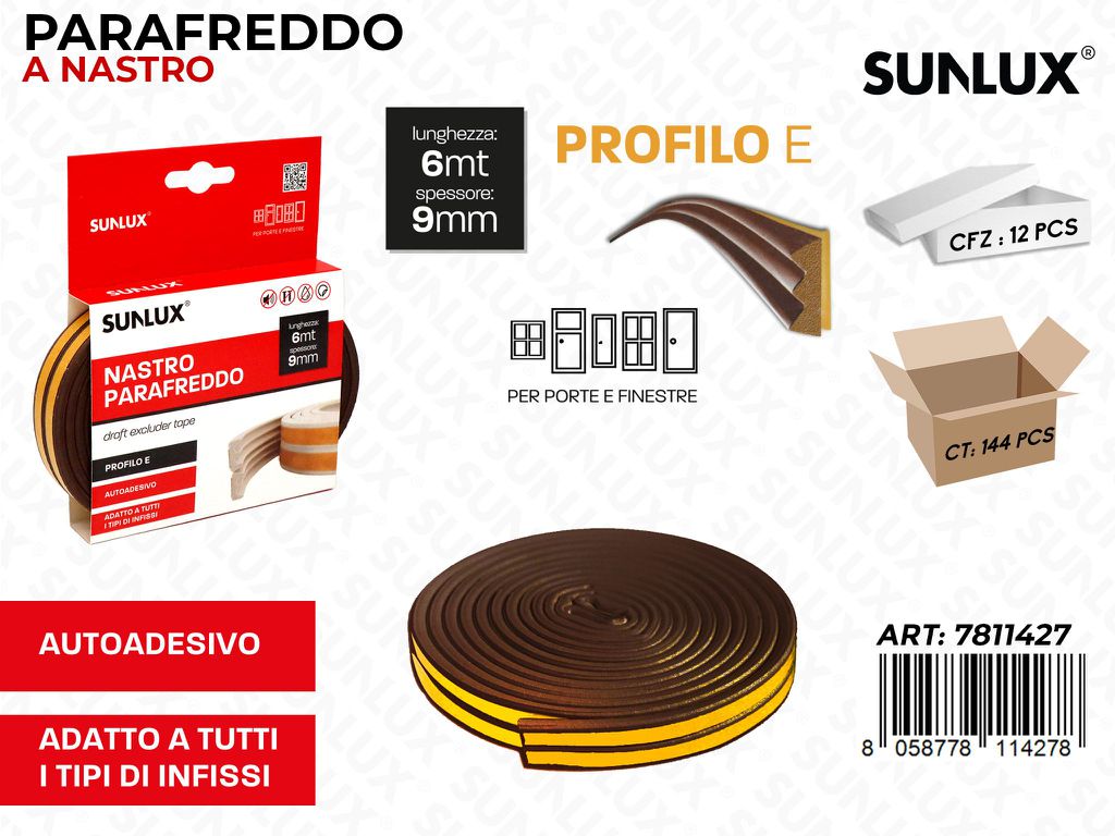 Sunlux Nastro Parafreddo Adv e 9MM*6MT