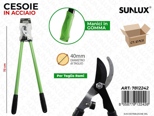 Cesoie per Rami in Acciaio H.73CM Max D.40MM