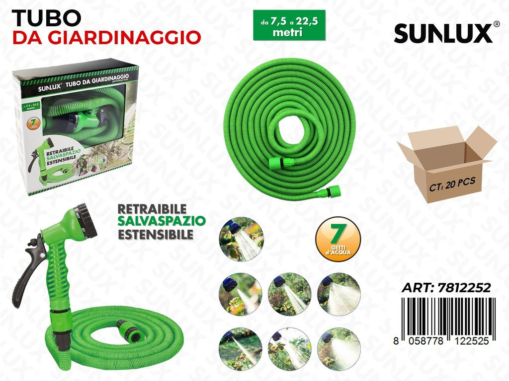 Tubo da Giardinaggio Estens. da 7.5 a 22.5MT