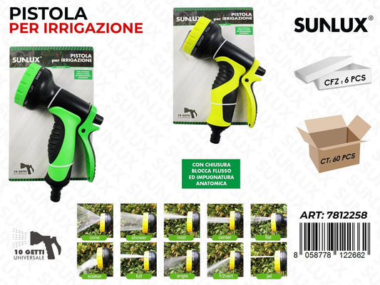 Pistola per Irrigazione Uni. Ass. 10GETTI