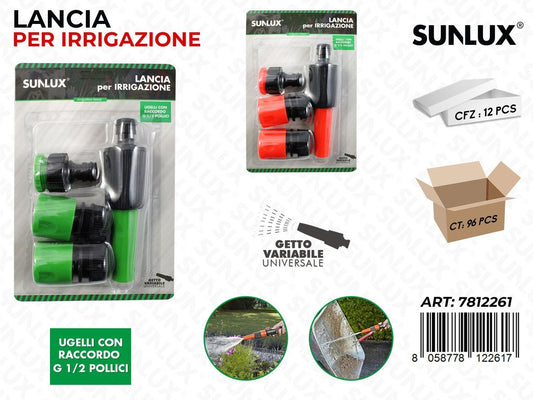Lancia per Irrigazione Uni. Ass. Getto Variabile