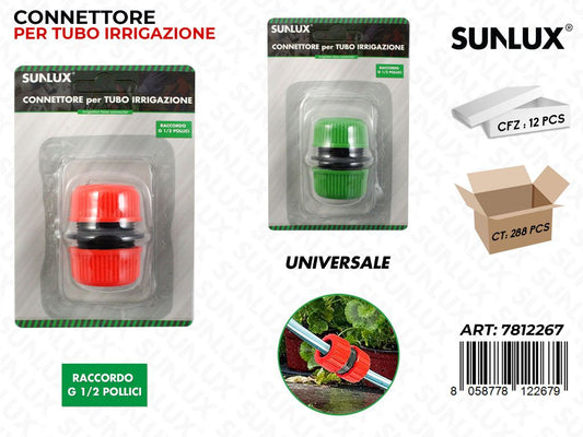 Connettore per Tubo Irrigazione Uni. Ass.