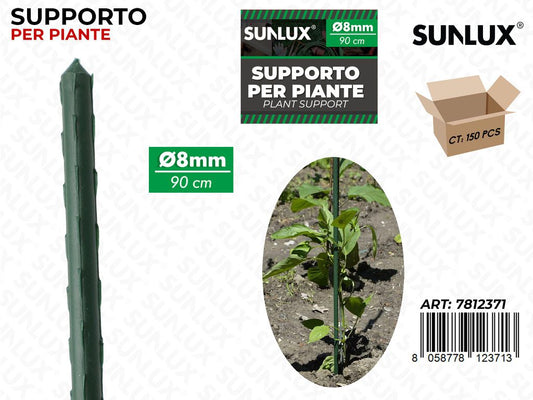 Sunlux Supporto per Piante D.8MM*90CM