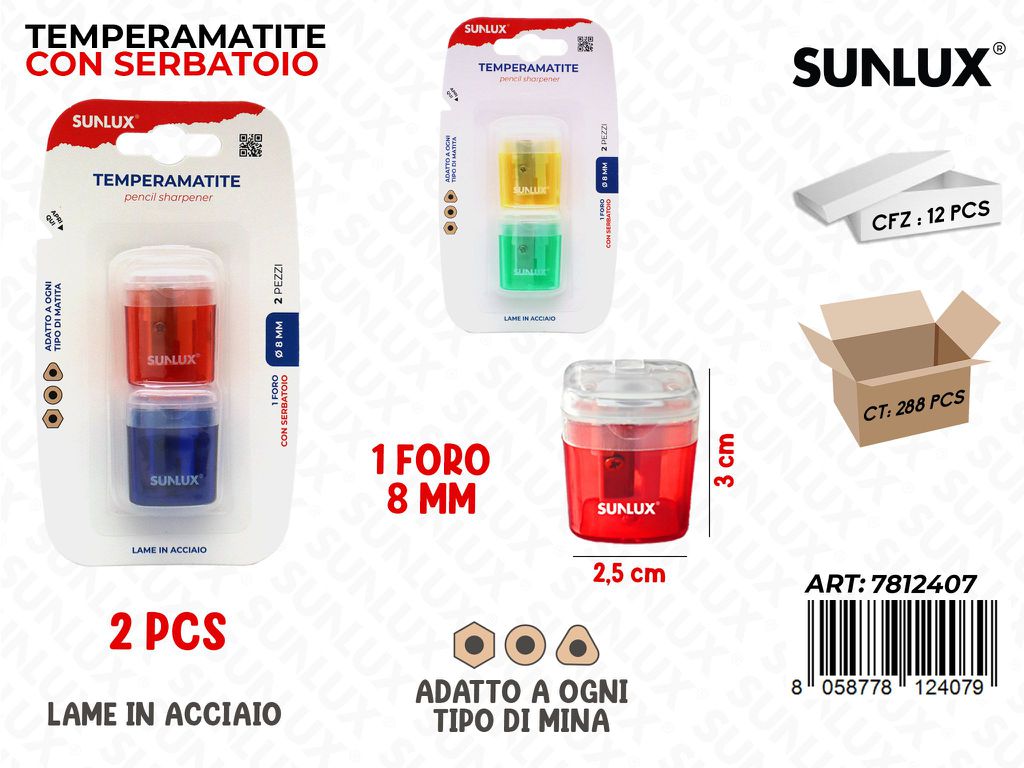 TEMPERAMATITA 2PCS 1FORO C/SERB.