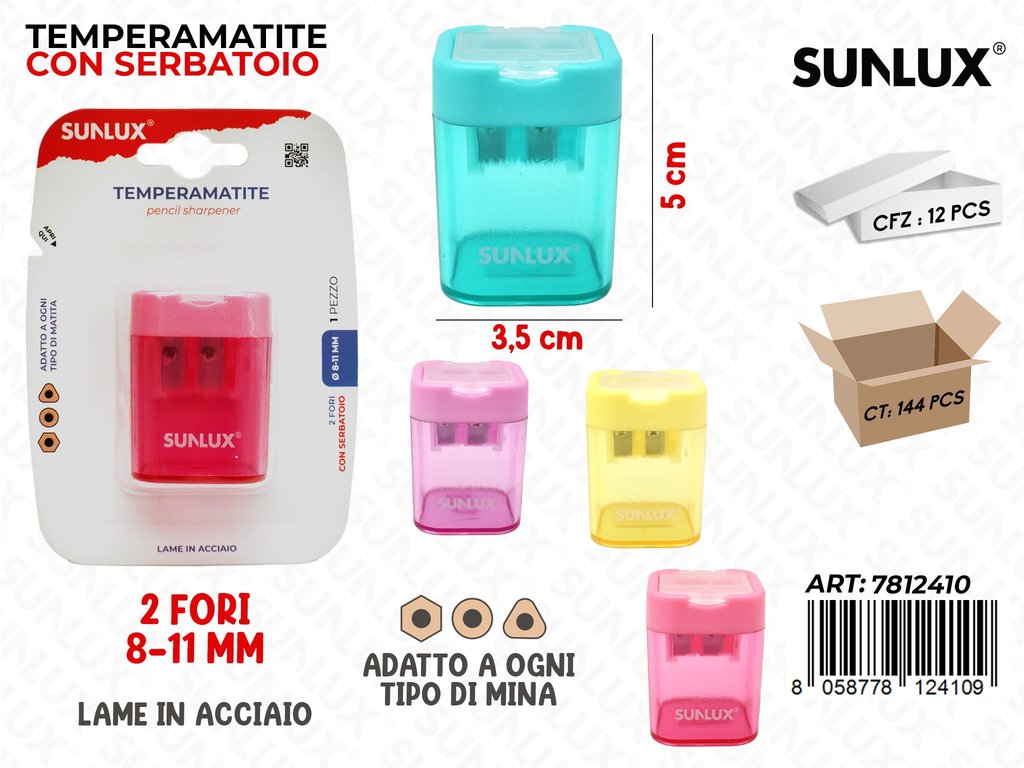 TEMPERAMATITA 1PCS 2FORO C/SERB.