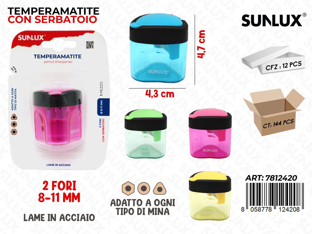 TEMPERAMATITA 1PCS 2FORO C/SERB.