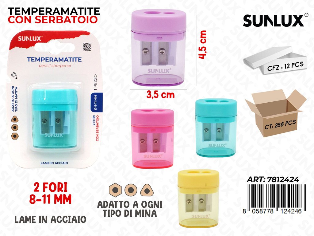 TEMPERAMATITA 1PCS 2FORO C/SERB.