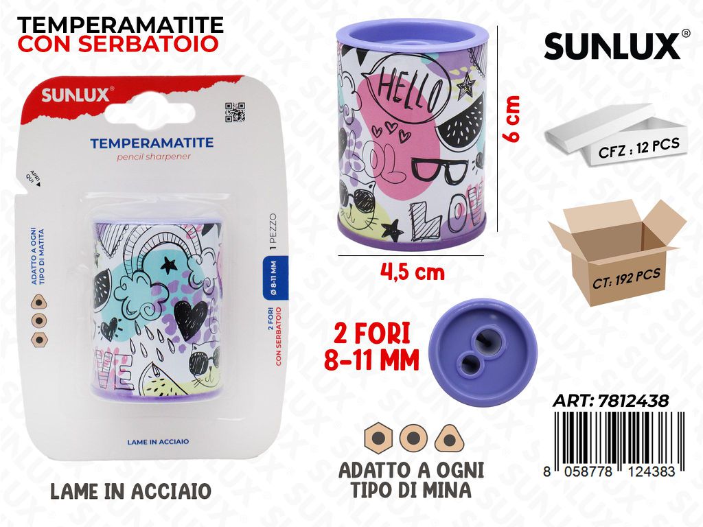 TEMPERAMATITA 1PCS 2FORO C/SERB.