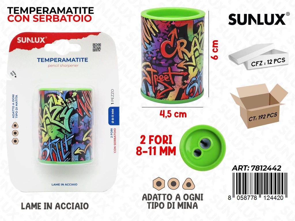 TEMPERAMATITA 1PCS 2FORO C/SERB.