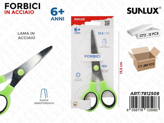 Sunlux Forbici Acc. Punta Arr. 13.5CM