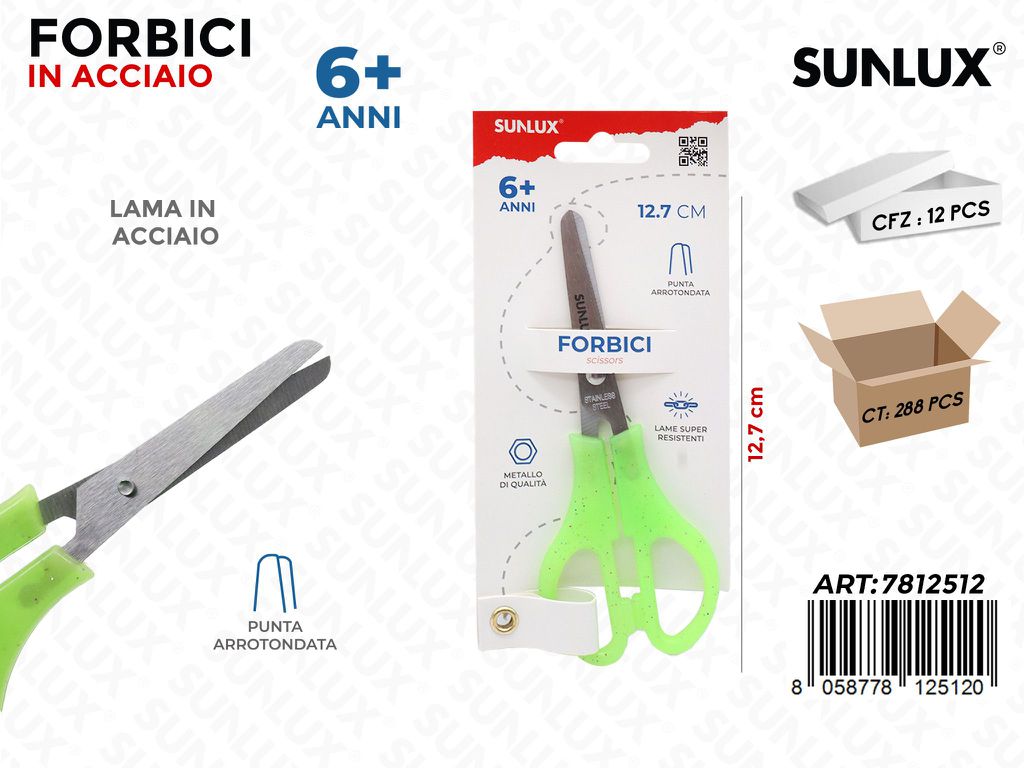 FORBICI ACC. PUNTA ARR. 12.7CM