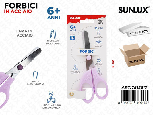 Sunlux Forbici Righello Acc. 13CM