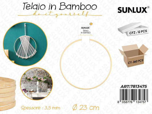Sunlux Telaio in Bamboo D.23CM*3.5MM