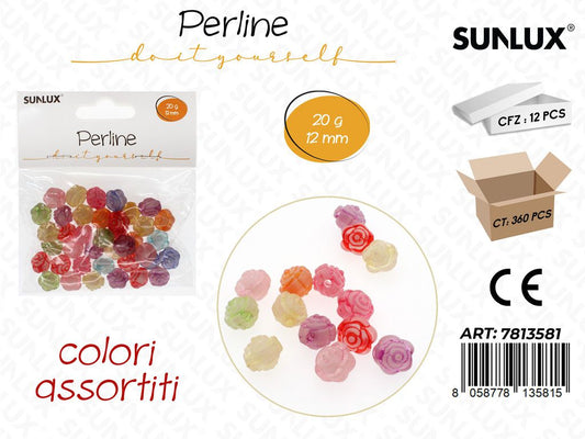 Sunlux Perline Dec. Forate 20GR 12MM