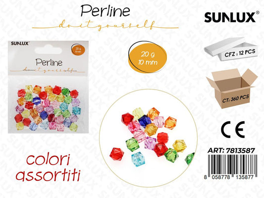 Sunlux Perline Dec. Forate 20GR 10MM