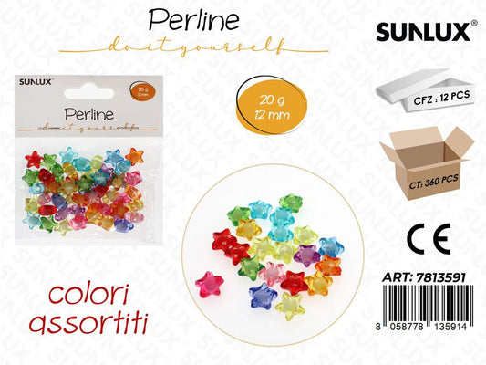 PERLINE DEC. FORATE 20GR 12MM /PZ DA 12**