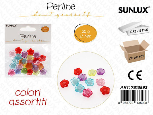 Sunlux Perline Dec. Forate 20GR 13MM