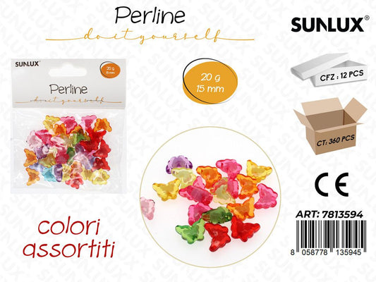 Sunlux Perline Dec. Forate 20GR 15MM