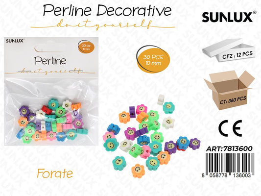 PERLINE DEC. FORATE 30PCS 10MM /PZ DA 12**