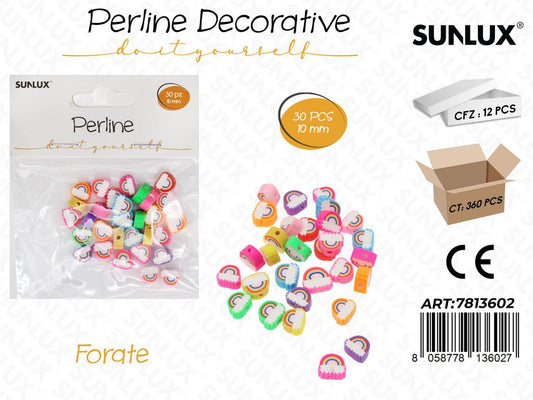 PERLINE DEC. FORATE 30PCS 10MM /PZ DA 12**