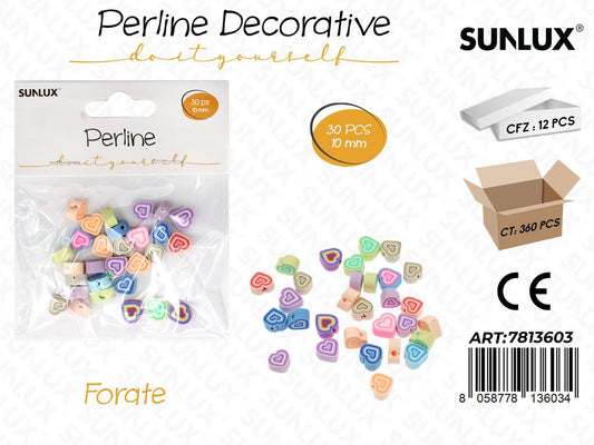 PERLINE DEC. FORATE 30PCS 10MM /PZ DA 12**