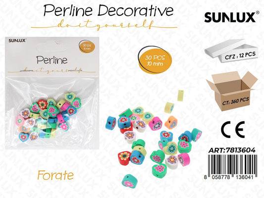 PERLINE DEC. FORATE 30PCS 10MM /PZ DA 12**