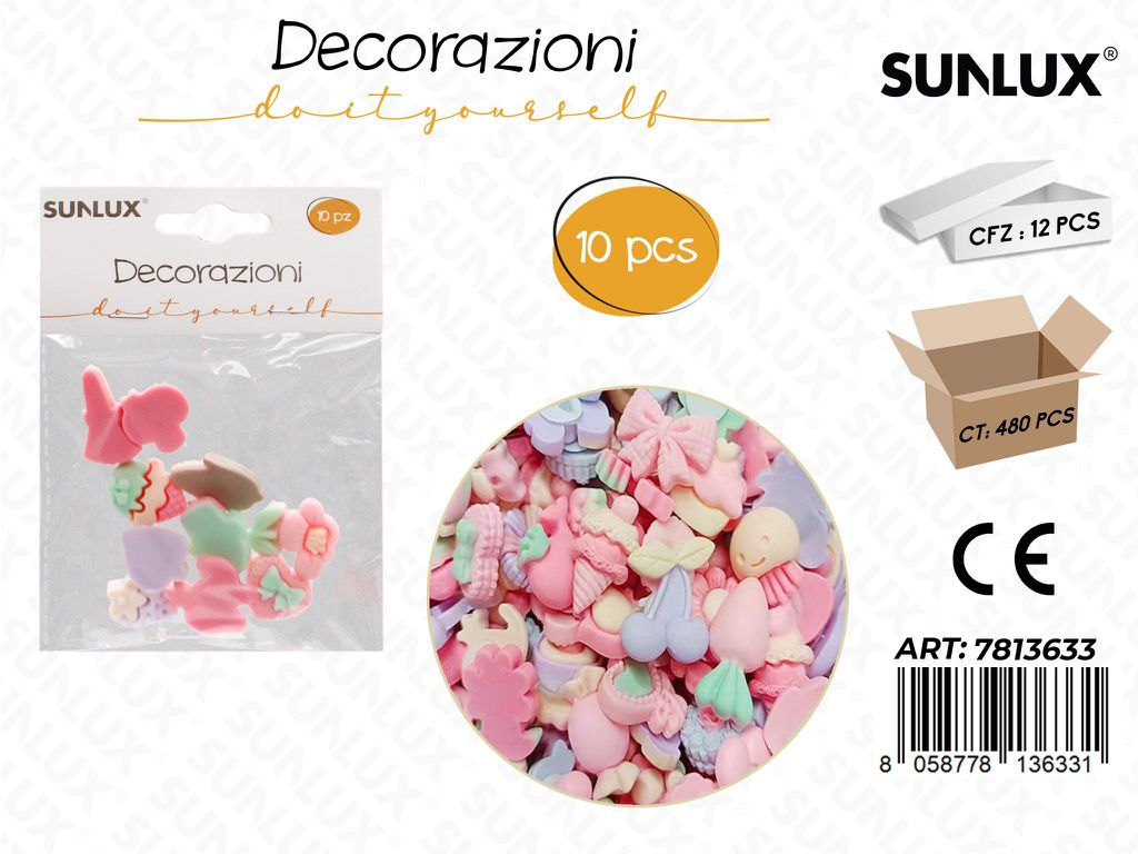Sunlux Decorazioni Ass. 10PCS