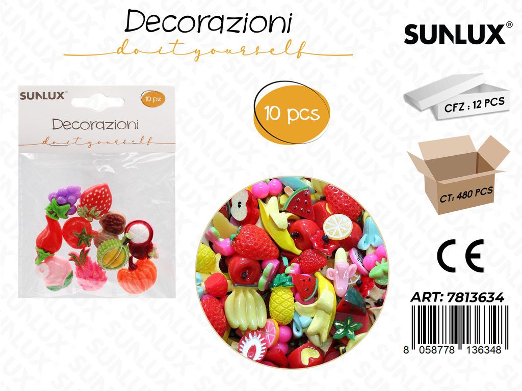 DECORAZIONI ASS. 10PCS /PZ DA 12**