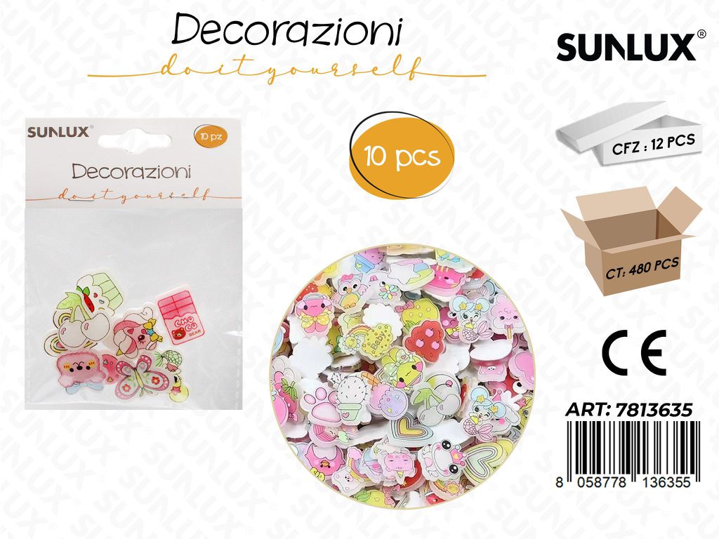Sunlux Decorazioni Ass. 10PCS