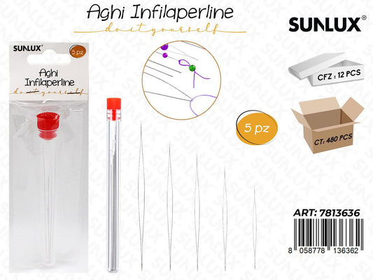 Sunlux Aghi Infilaperline 5PCS Ass.