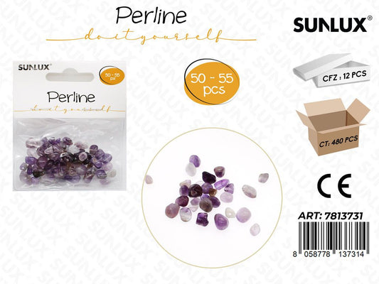 Sunlux Perline Pietra Dec. 50-55PCS
