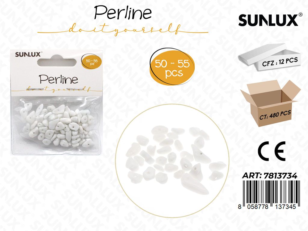 Sunlux Perline Pietra Dec. 50-55PCS
